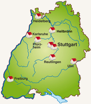 Baden-Württemberg Karte Zum Ausdrucken / Baden-Württemberg: Kostenlose