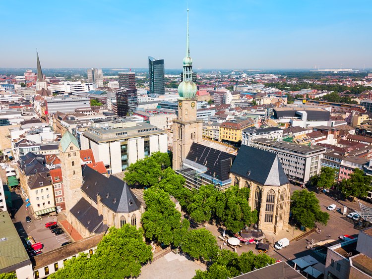 Stdte und Orte im Umkreis von Dortmund