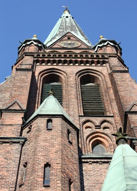 Umzug nach Elmshorn - Die Nikolaikirche in Elmshorn (Deutschland).
