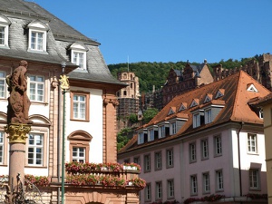 umziehen nach Heidelberg - Die Altstadt von Heidelberg (Deutschland).