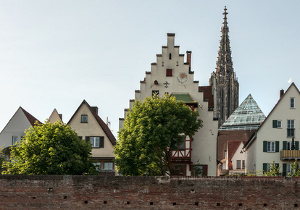 Umzug nach Ulm - Blick auf die Altstadt von Ulm.