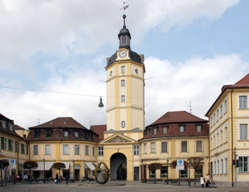 Umzug nach Ansbach - Der Herrieder Torturm  in Ansbach.